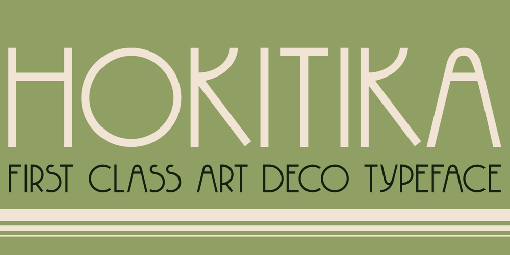 Hokitika font