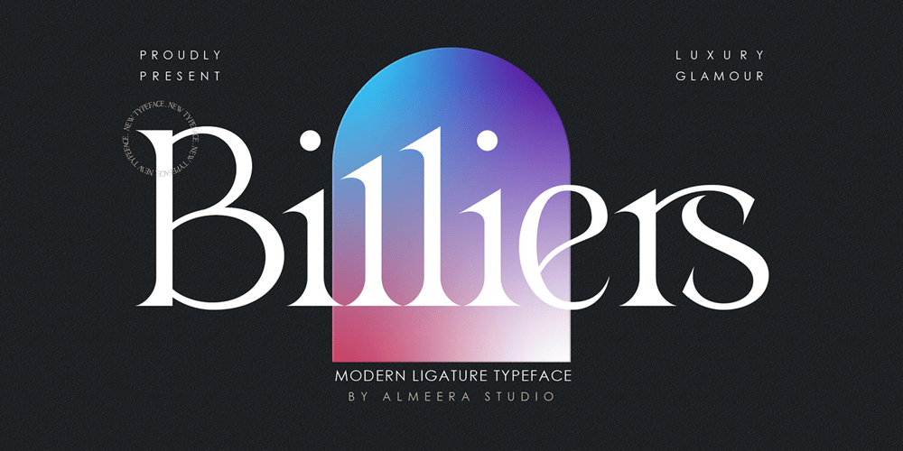 Billiers font