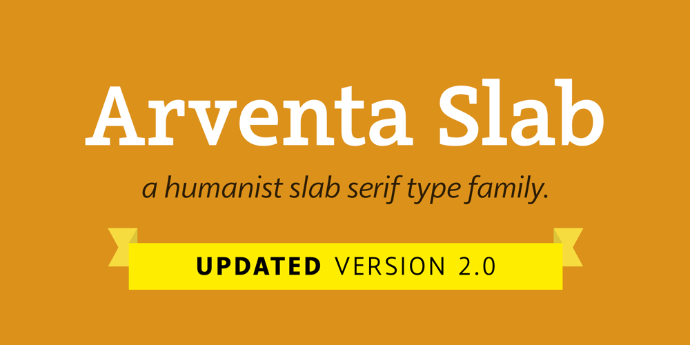 Arventa Slab Pro font