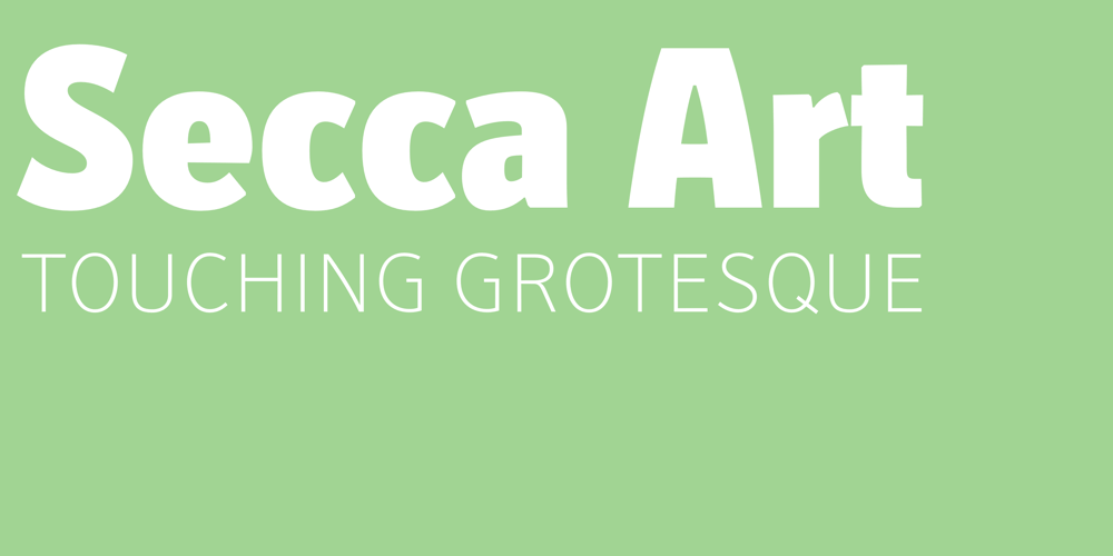 Secca Art Std font