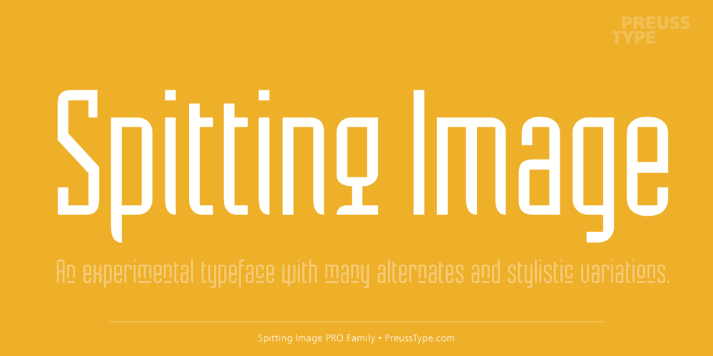 Spitting Image font
