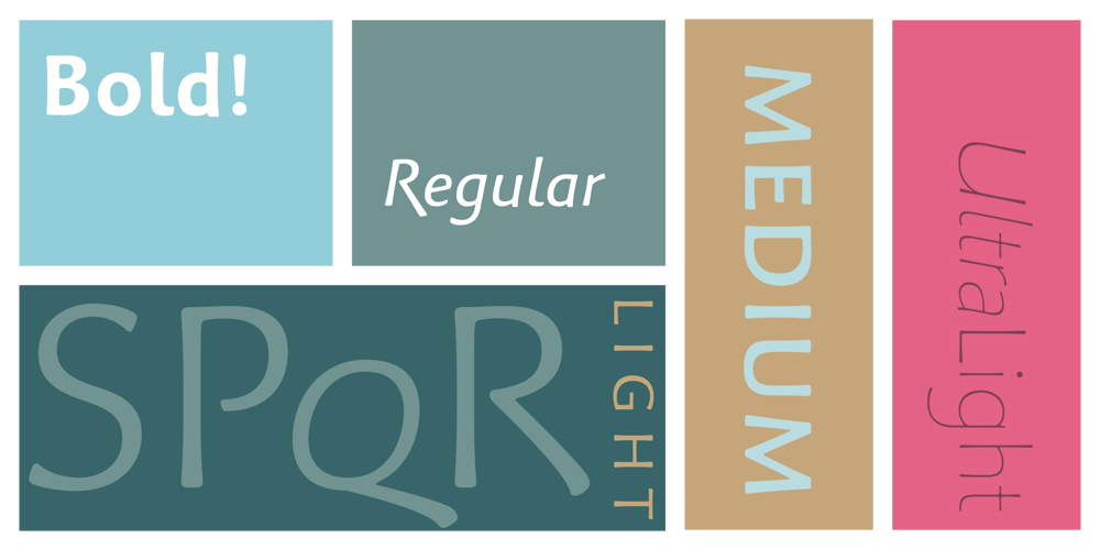 Palatino Sans Informal font