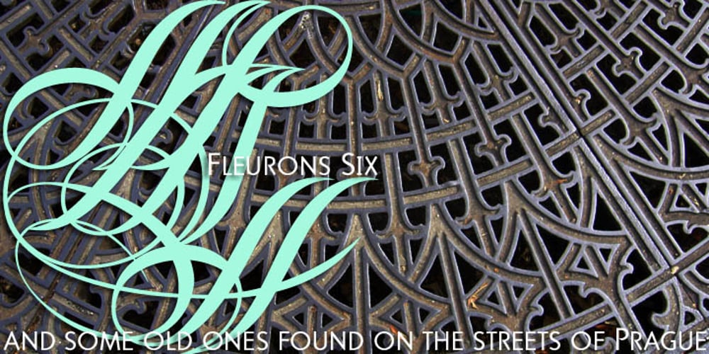 Fleurons Six font