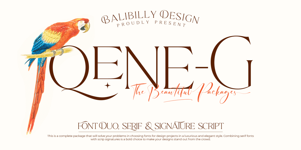 Qene G font