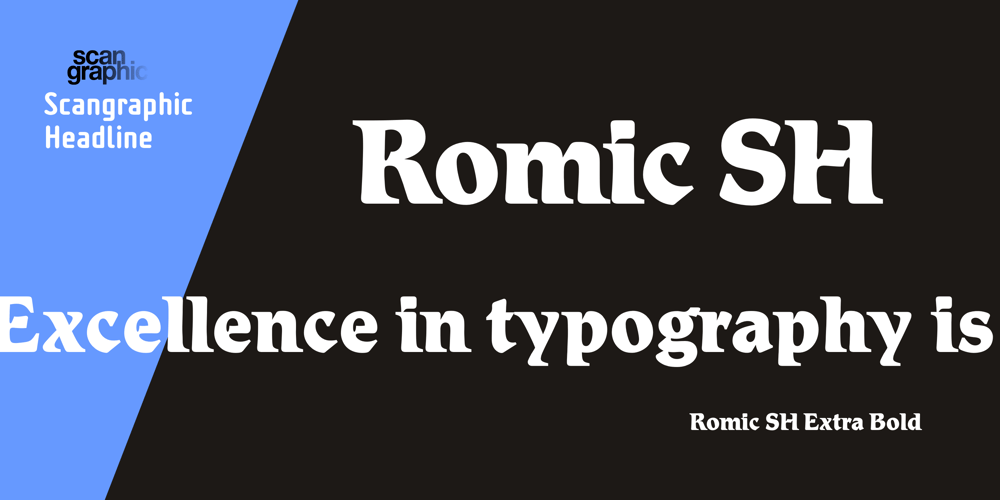 Romic SH font
