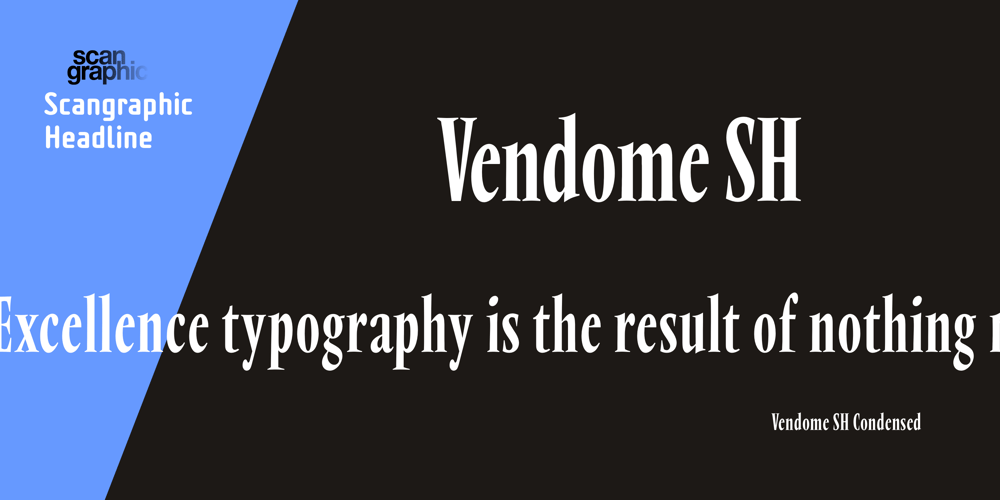 Vendome SH font