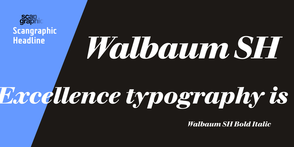 Walbaum SH font