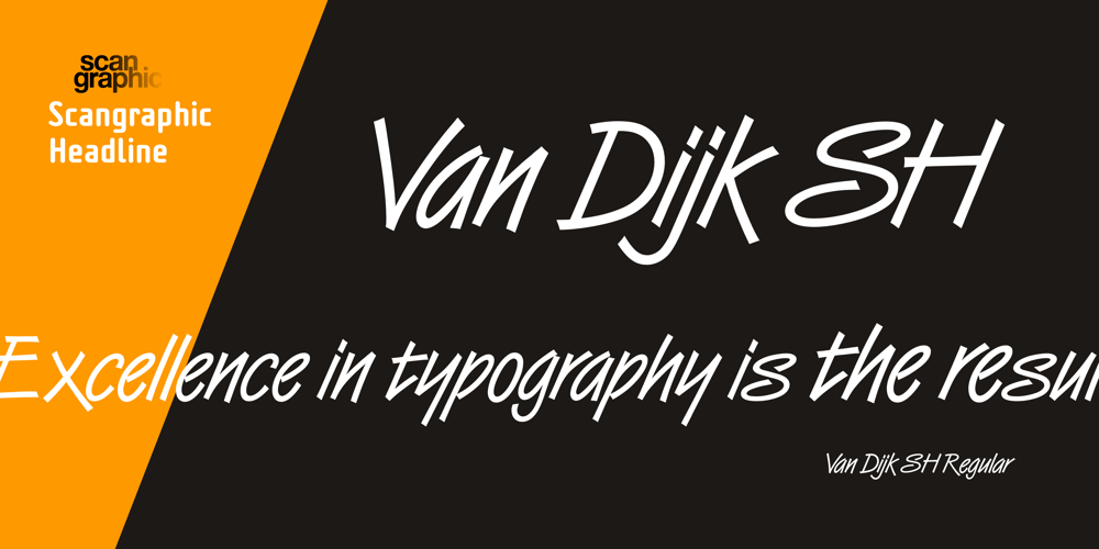 Van Dijk SH font