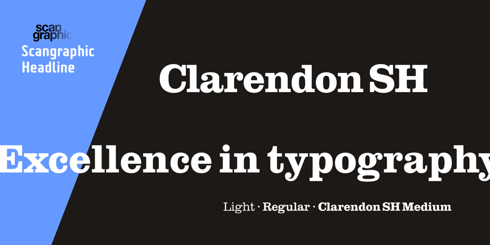 Clarendon SH font