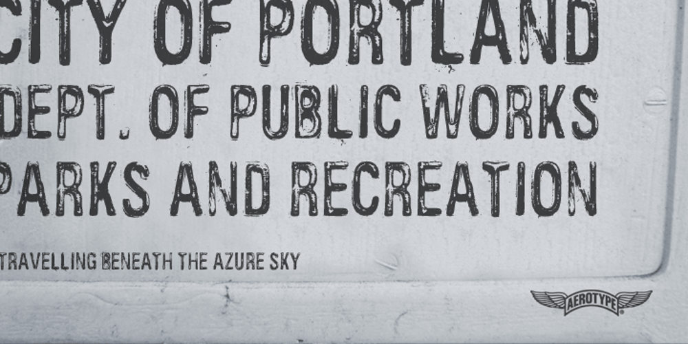 Public Works font