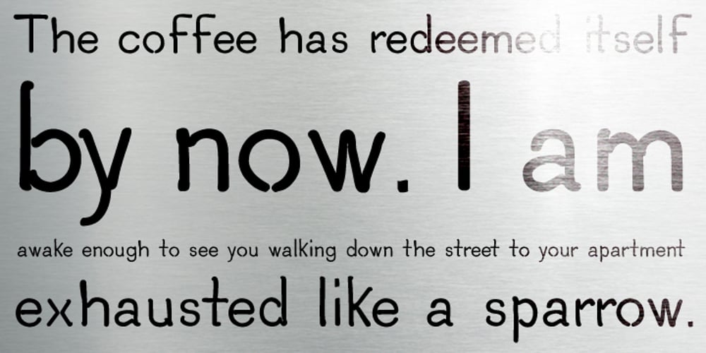 24 HRS font