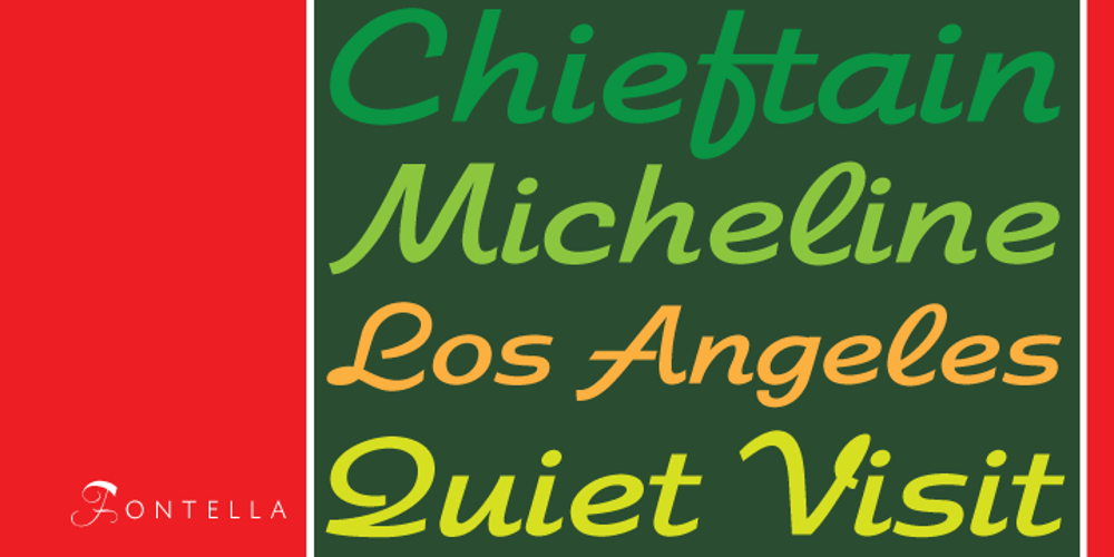 Fontella font