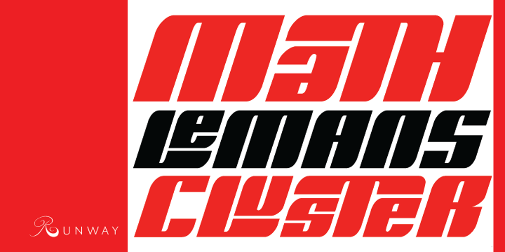 Runway font
