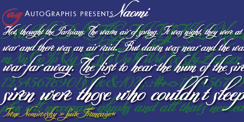 Naomi font