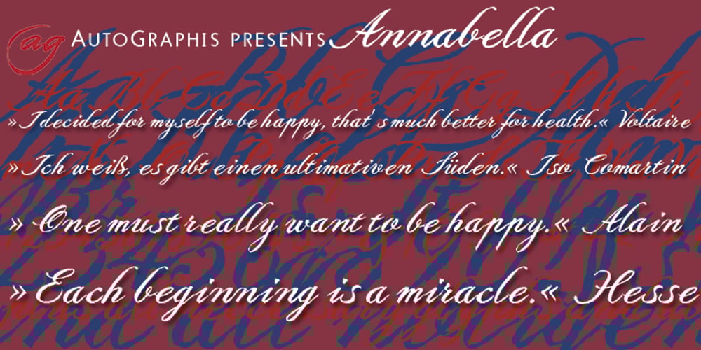 Annabella font