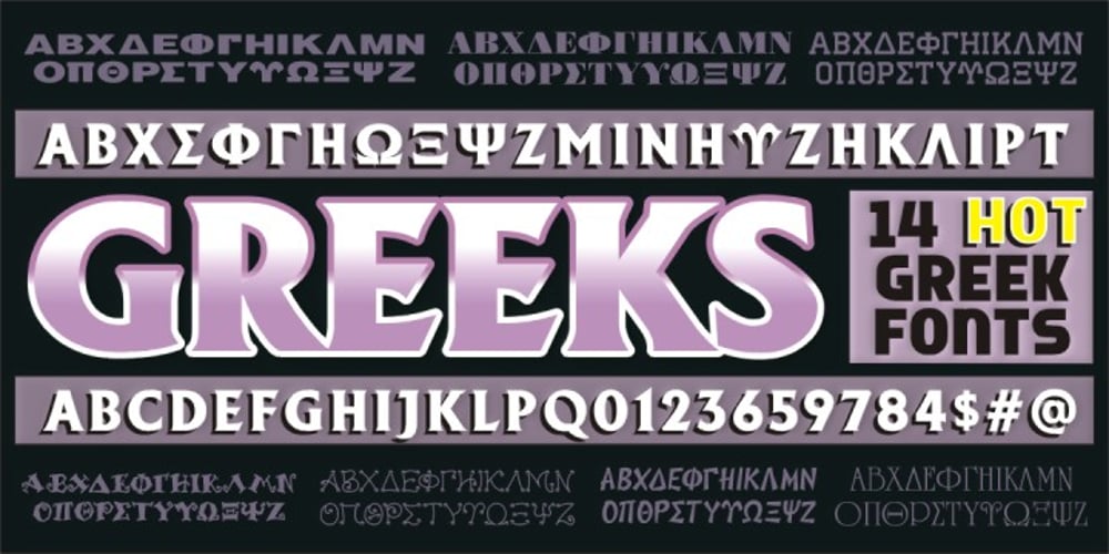 Greek Font Set #1 font