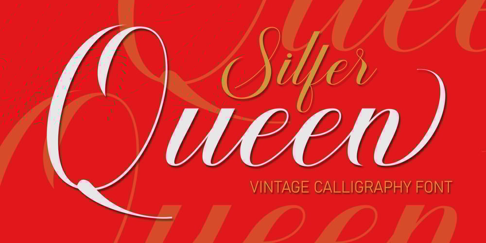Silfer Queen Script font