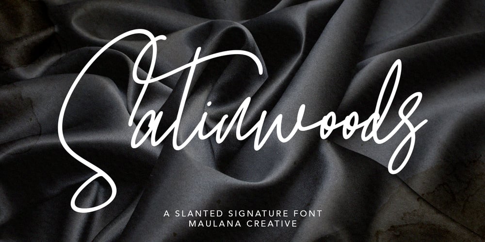 Satinwoods font