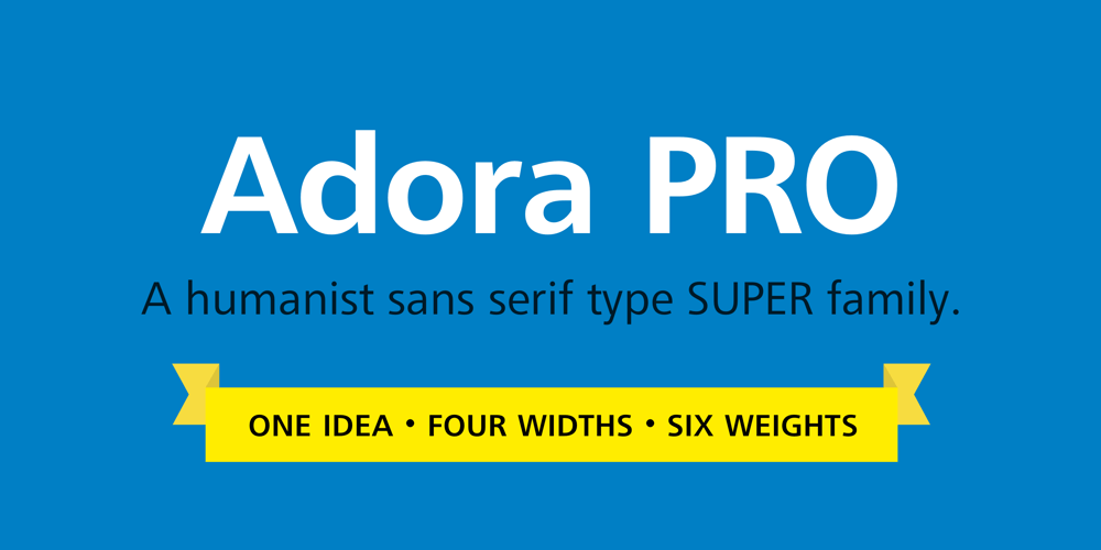 Adora Compact PRO font