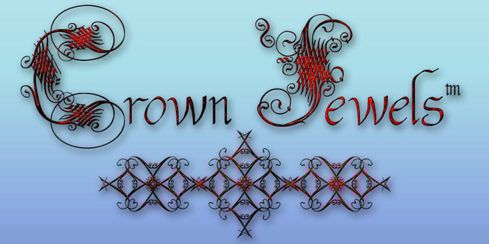 Crown Jewels font