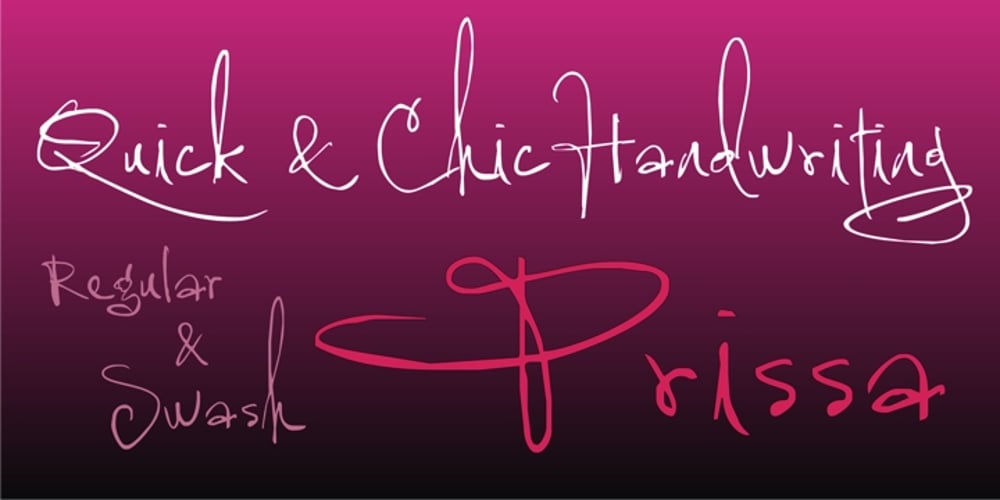 Prissa font