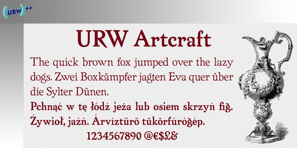 Artcraft font