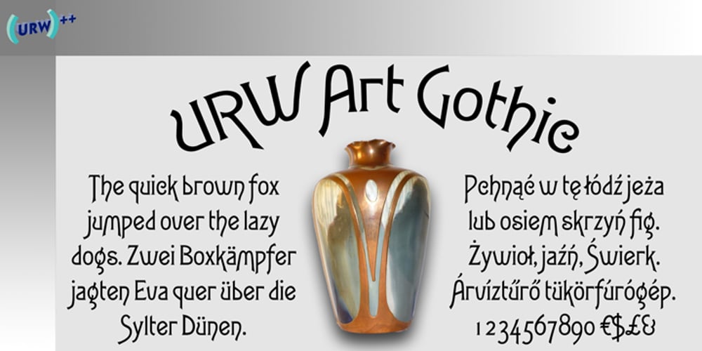 Art Gothic font
