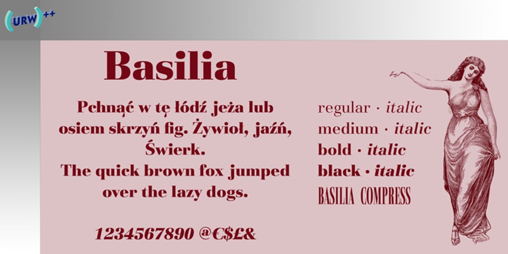 Basilia font
