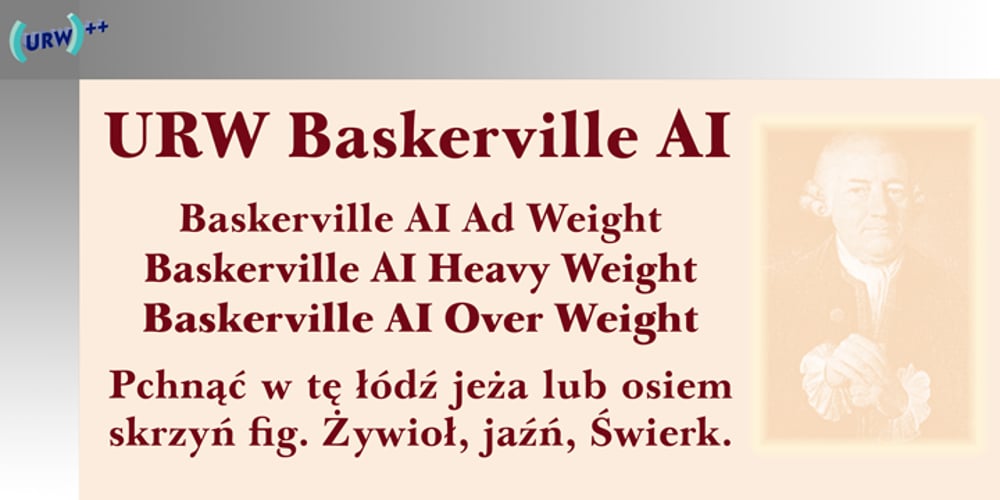 Baskerville AI font