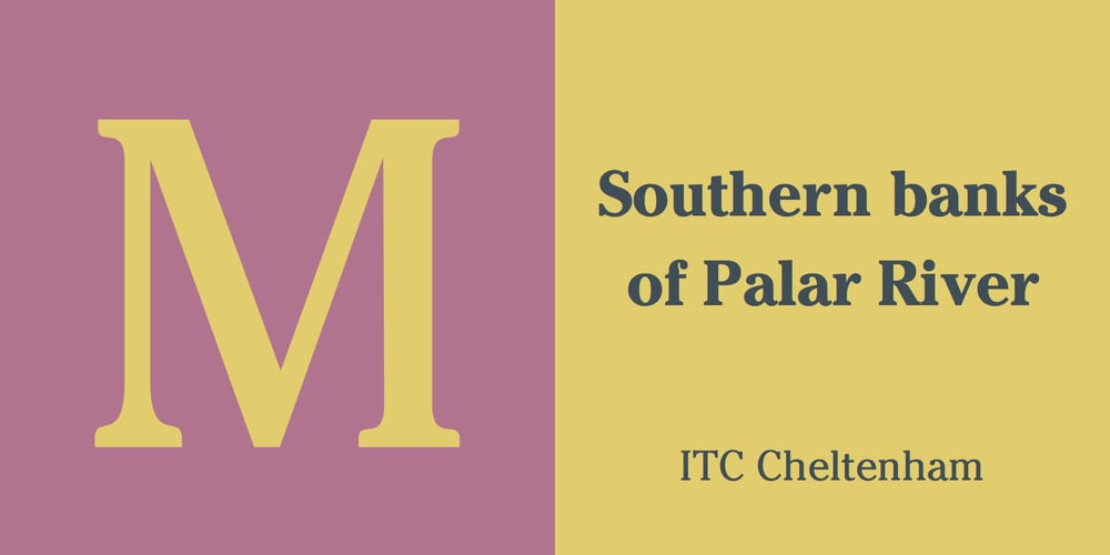 ITC Cheltenham font