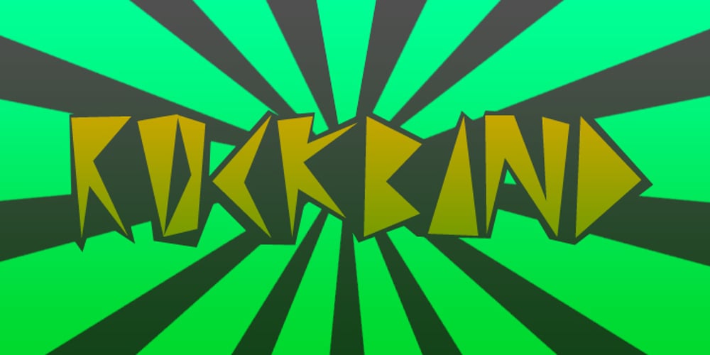 Rockband font