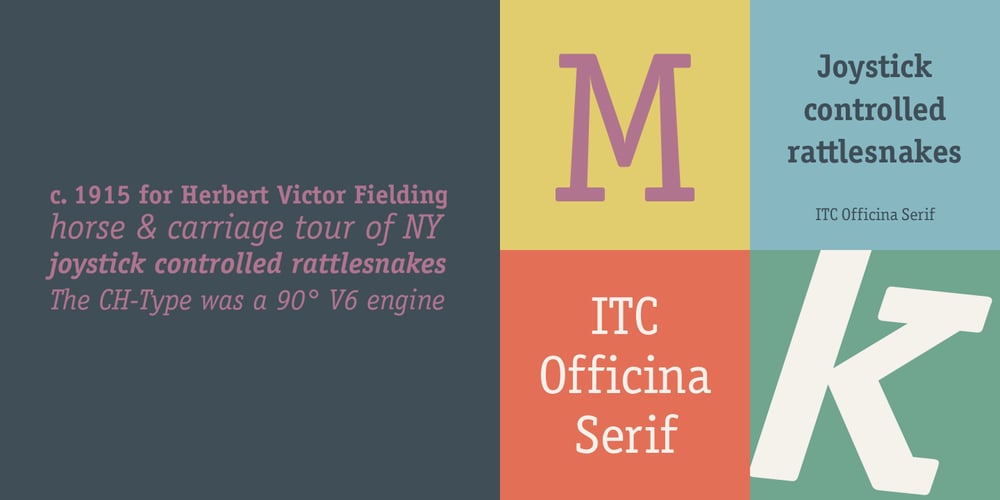 ITC Officina Serif font