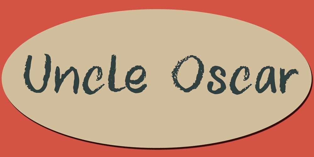 Uncle Oscar font