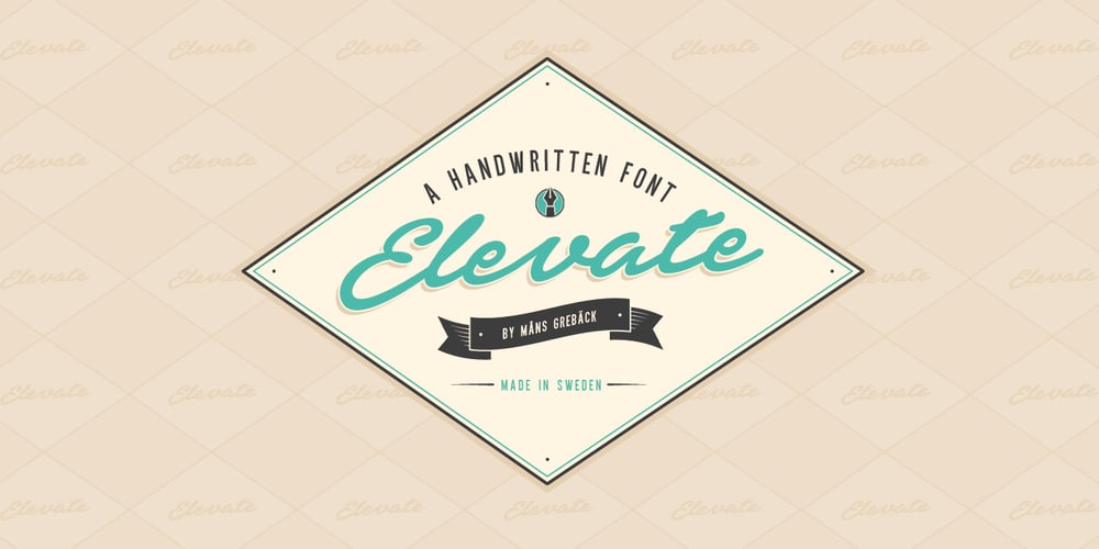 Elevate font