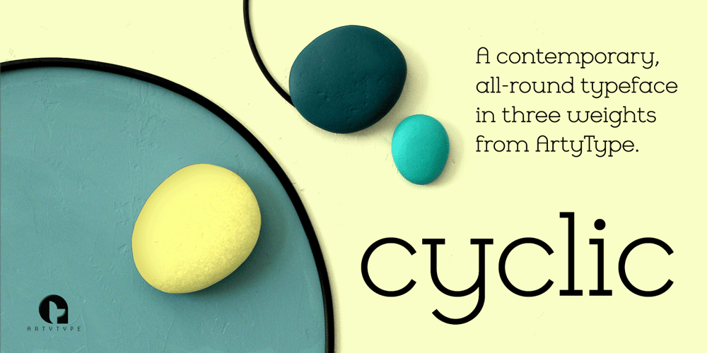 Cyclic font