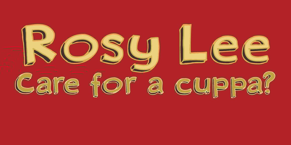 Rosy Lee font