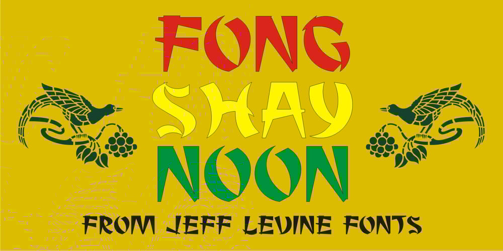 Fong Shay Noon JNL font