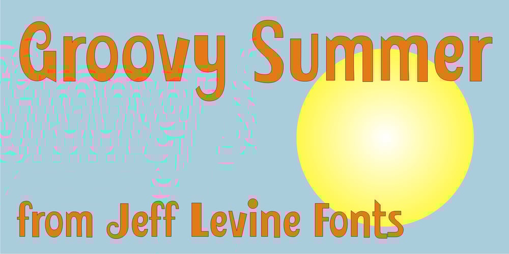 Groovy Summer JNL font