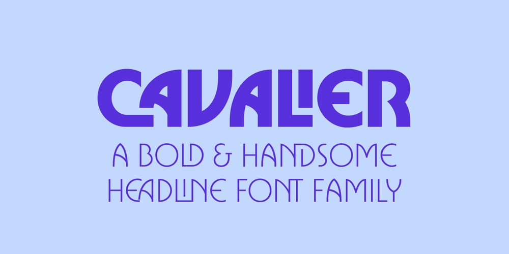Cavalier font