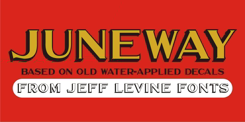 Juneway JNL font