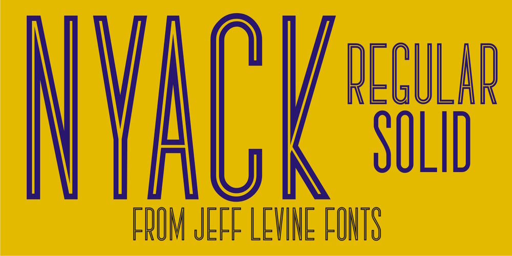 Nyack JNL font