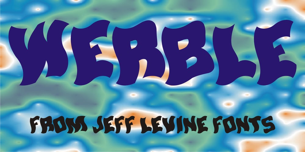 Werble JNL font