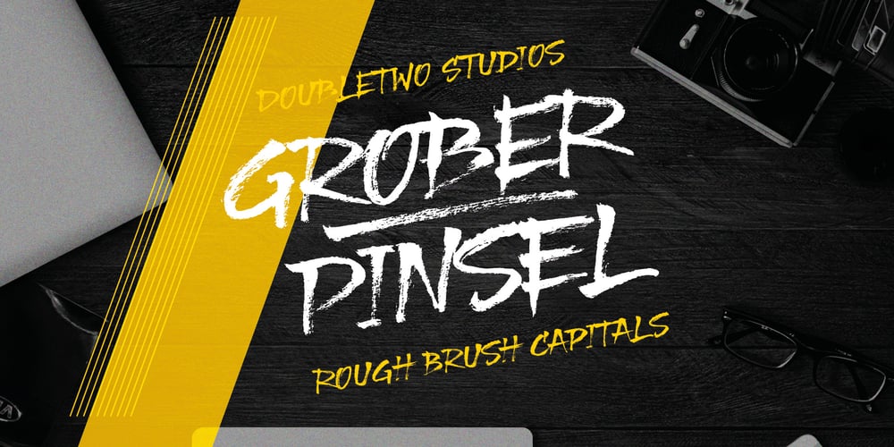XXII Grober Pinsel font