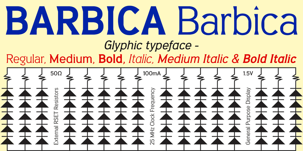 Barbica font