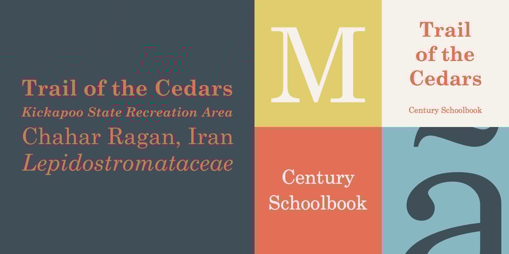 Century Schoolbook font