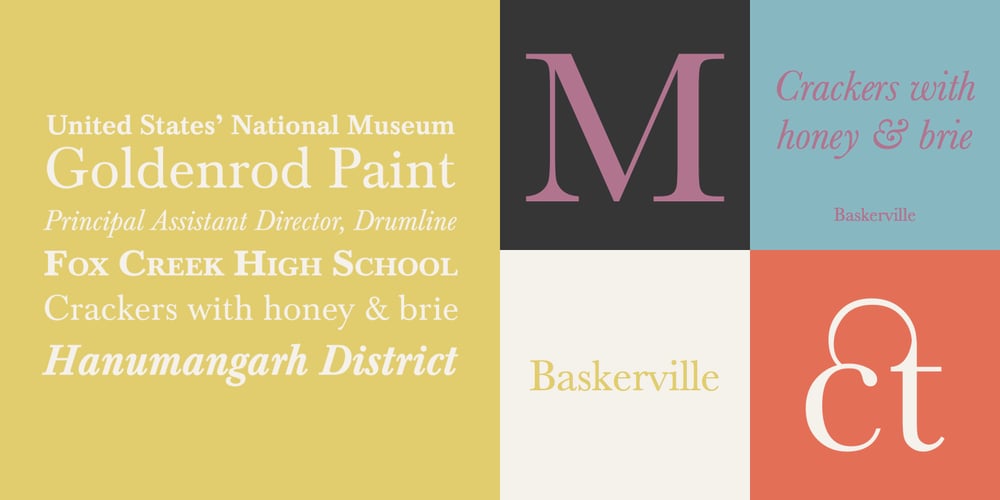 Baskerville LT font