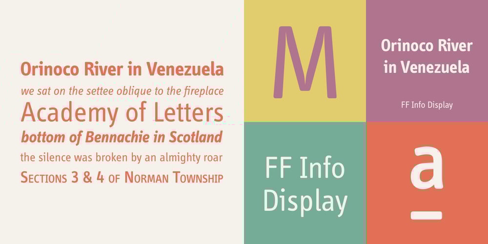 FF Info Display font