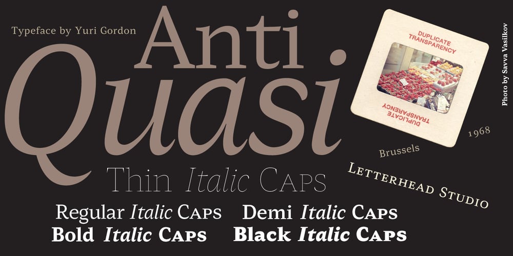 AntiQuasi font