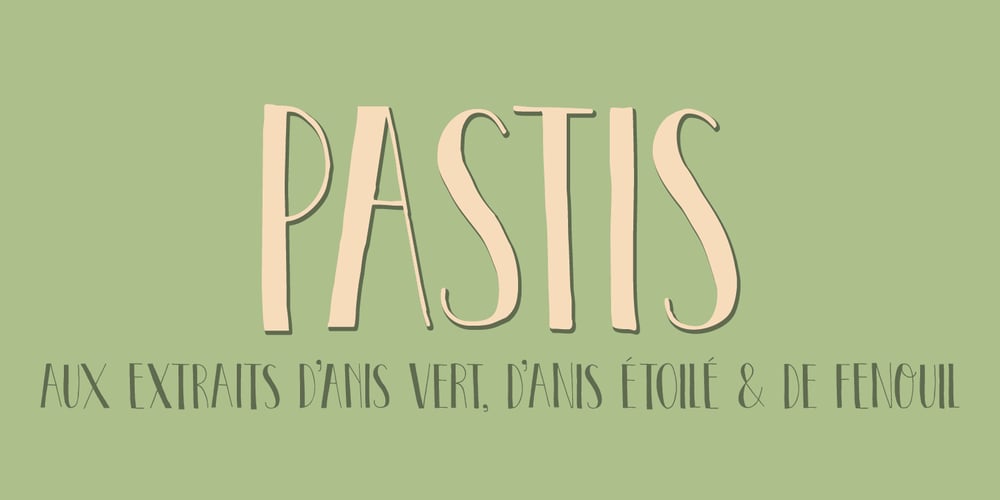 Pastis font