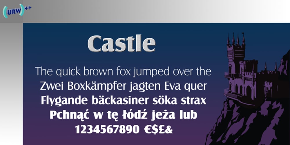 Castle font